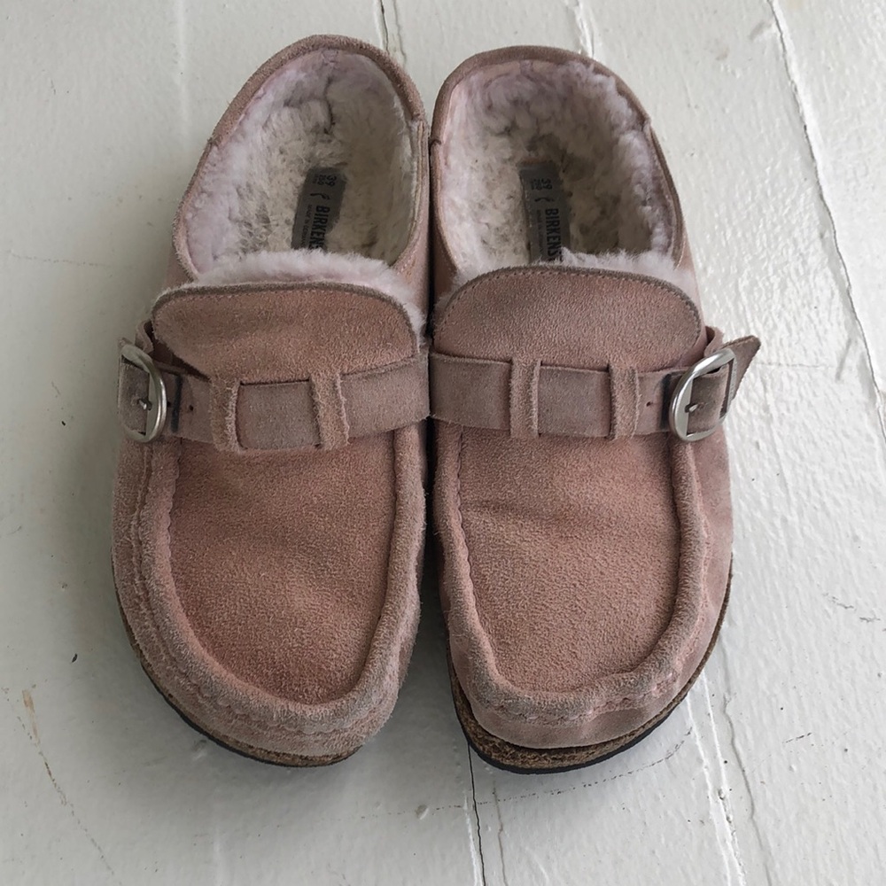 Blush Birkenstock Buckley Loafers size 39/8.5